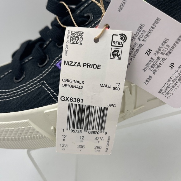 NEW Adidas X Kris Andrew Small Nizza Pride Shoes "Be One Be Together" US 12.5 - Picture 5 of 13